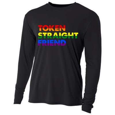 Token Straight Friend Rainbow Colors Cooling Performance Long Sleeve Crew