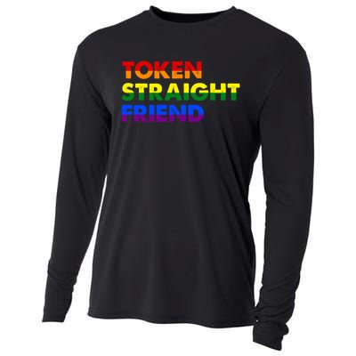 Token Straight Friend Rainbow Colors Cooling Performance Long Sleeve Crew