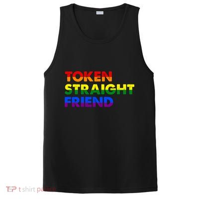 Token Straight Friend Rainbow Colors PosiCharge Competitor Tank