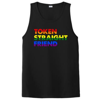 Token Straight Friend Rainbow Colors PosiCharge Competitor Tank