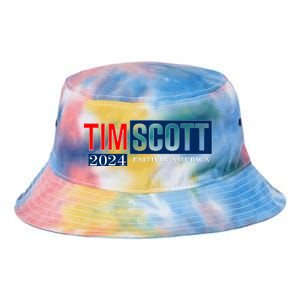 Tim Scott For President 2024 Campaign Tie Dye Newport Bucket Hat