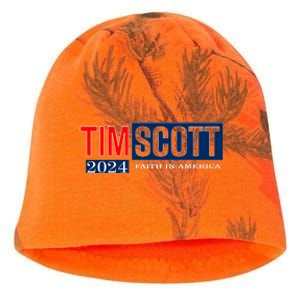 Tim Scott For President 2024 Campaign Kati - Camo Knit Beanie