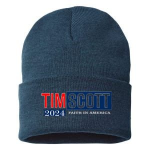 Tim Scott For President 2024 Campaign Sustainable Knit Beanie