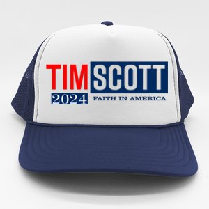 Tim Scott For President 2024 Campaign Trucker Hat