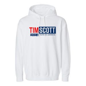 Tim Scott For President 2024 Campaign Garment-Dyed Fleece Hoodie