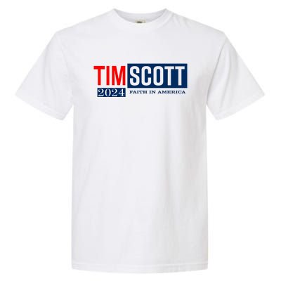 Tim Scott For President 2024 Campaign Garment-Dyed Heavyweight T-Shirt