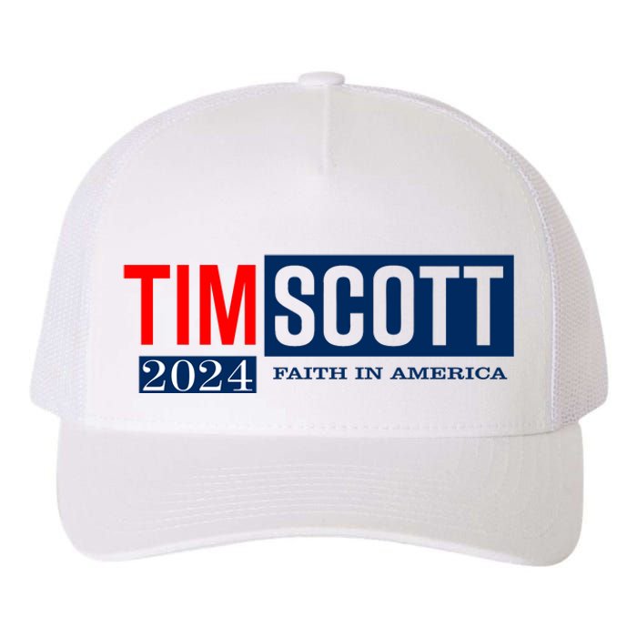 Tim Scott For President 2024 Campaign Yupoong Adult 5-Panel Trucker Hat