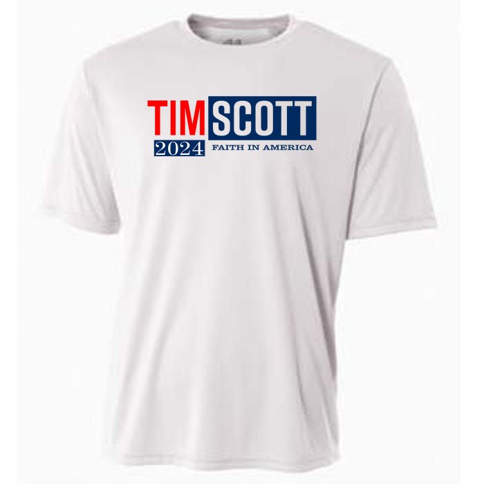 Tim Scott For President 2024 Campaign Cooling Performance Crew T-Shirt