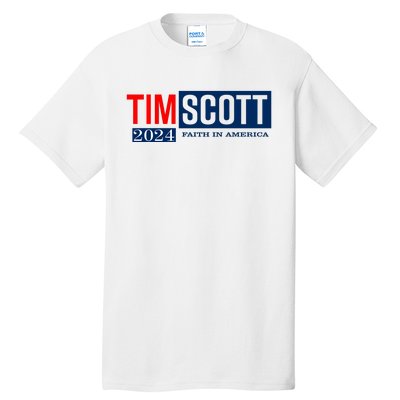 Tim Scott For President 2024 Campaign Tall T-Shirt