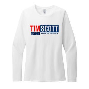 Tim Scott For President 2024 Campaign Womens CVC Long Sleeve Shirt