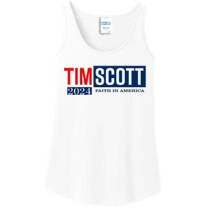 Tim Scott For President 2024 Campaign Ladies Essential Tank