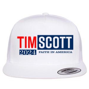 Tim Scott For President 2024 Campaign Flat Bill Trucker Hat