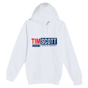 Tim Scott For President 2024 Campaign Premium Pullover Hoodie