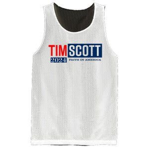 Tim Scott For President 2024 Campaign Mesh Reversible Basketball Jersey Tank