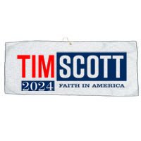 Tim Scott For President 2024 Campaign Large Microfiber Waffle Golf Towel