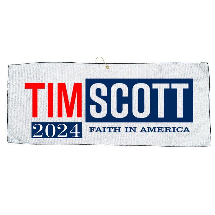 Tim Scott For President 2024 Campaign Large Microfiber Waffle Golf Towel