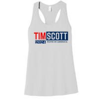 Tim Scott For President 2024 Campaign Women's Racerback Tank