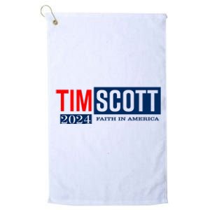 Tim Scott For President 2024 Campaign Platinum Collection Golf Towel