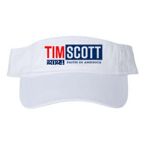 Tim Scott For President 2024 Campaign Valucap Bio-Washed Visor