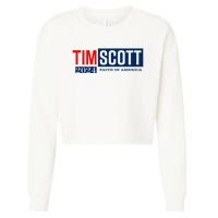 Tim Scott For President 2024 Campaign Cropped Pullover Crew