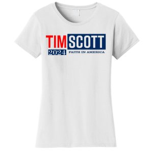 Tim Scott For President 2024 Campaign Women's T-Shirt