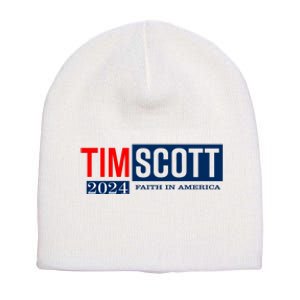 Tim Scott For President 2024 Campaign Short Acrylic Beanie