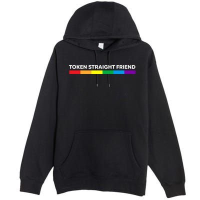 Token Straight Friend Rainbow Colors Premium Pullover Hoodie