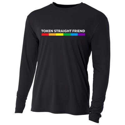 Token Straight Friend Rainbow Colors Cooling Performance Long Sleeve Crew