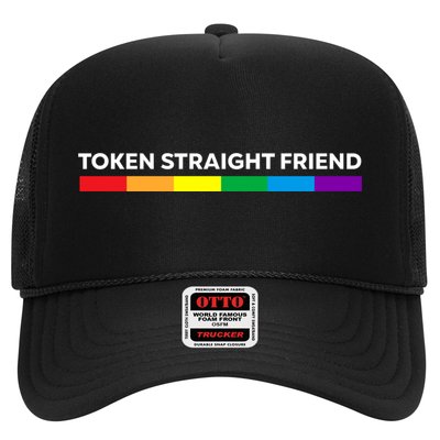 Token Straight Friend Rainbow Colors Trucker Hat