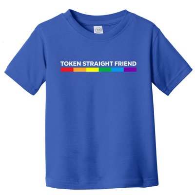 Token Straight Friend Rainbow Colors Toddler T-Shirt