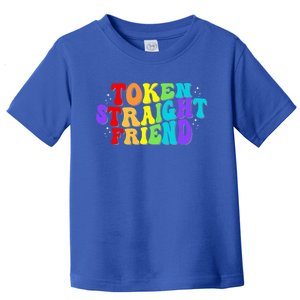 Token Straight Friend Rainbow Colors Toddler T-Shirt