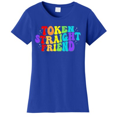 Token Straight Friend Rainbow Colors Women's T-Shirt