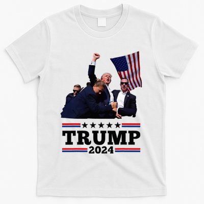 Trump Short Fist Pumped 2024 Pray For Trump T-Shirt
