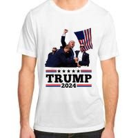 Trump Short Fist Pumped 2024 Pray For Trump Adult ChromaSoft Performance T-Shirt