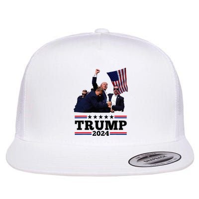 Trump Short Fist Pumped 2024 Pray For Trump Flatbill Hat