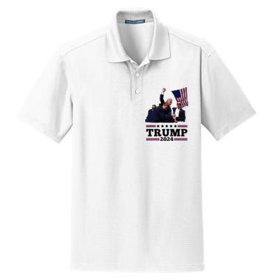 Trump Short Fist Pumped 2024 Pray For Trump Dry Zone Grid Polo