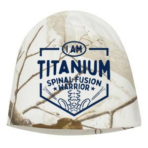 Titanium Spinal Fusion Warrior Spine Surgery Kati - Camo Knit Beanie