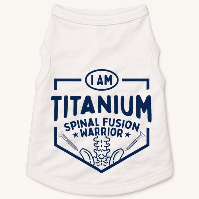 Titanium Spinal Fusion Warrior Spine Surgery Doggie Tank