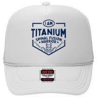 Titanium Spinal Fusion Warrior Spine Surgery High Crown Mesh Back Trucker Hat