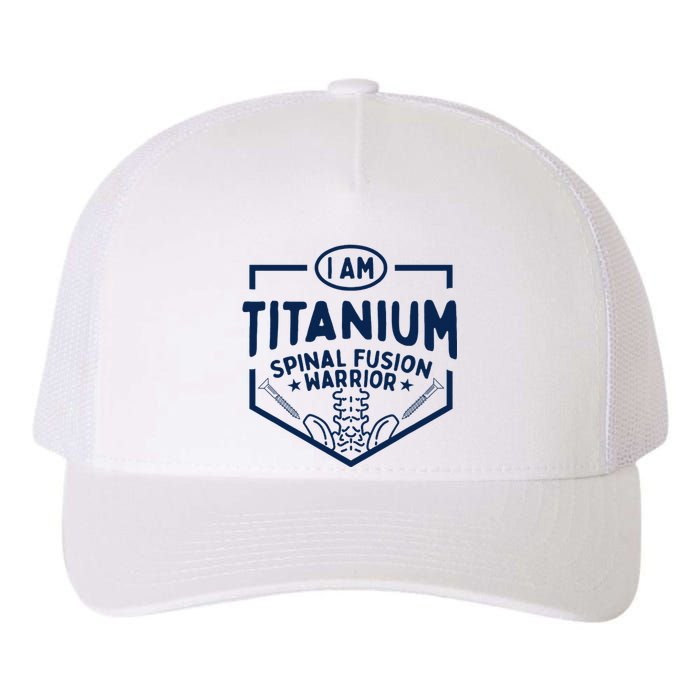 Titanium Spinal Fusion Warrior Spine Surgery Yupoong Adult 5-Panel Trucker Hat