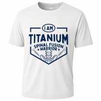 Titanium Spinal Fusion Warrior Spine Surgery Cooling Performance Crew T-Shirt