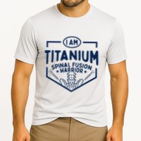 Titanium Spinal Fusion Warrior Spine Surgery Cooling Performance Crew T-Shirt