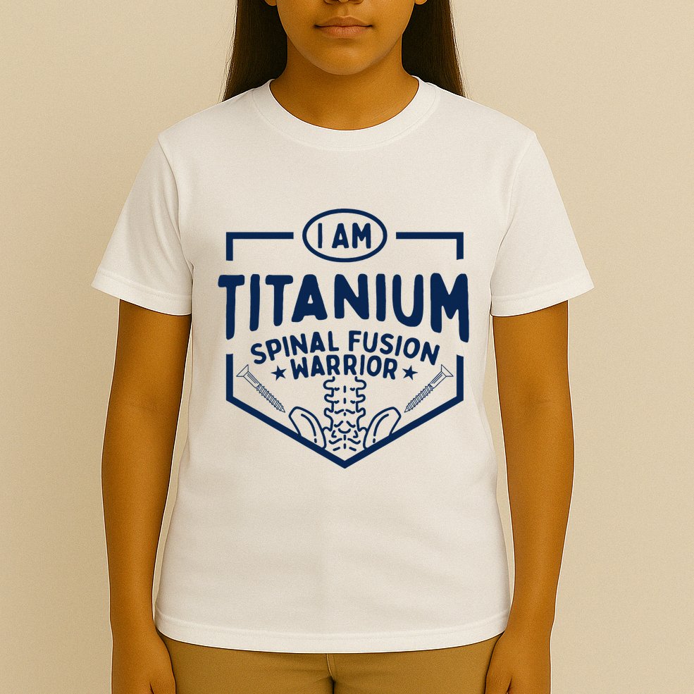 Titanium Spinal Fusion Warrior Spine Surgery T-Shirt