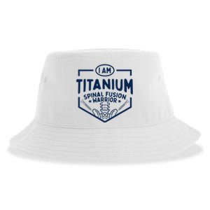 Titanium Spinal Fusion Warrior Spine Surgery Sustainable Bucket Hat