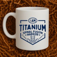 Titanium Spinal Fusion Warrior Spine Surgery Mug