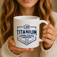 Titanium Spinal Fusion Warrior Spine Surgery Mug