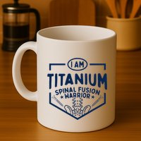 Titanium Spinal Fusion Warrior Spine Surgery Mug