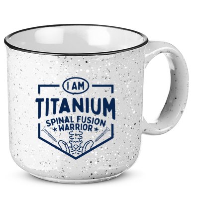 Titanium Spinal Fusion Warrior Spine Surgery 15oz Campfire Ceramic Mug