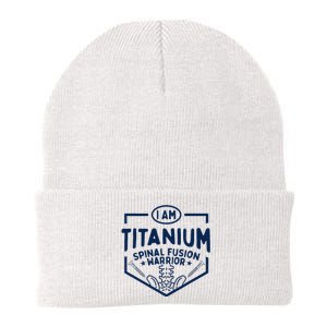 Titanium Spinal Fusion Warrior Spine Surgery Knit Cap Winter Beanie