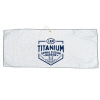 Titanium Spinal Fusion Warrior Spine Surgery Large Microfiber Waffle Golf Towel